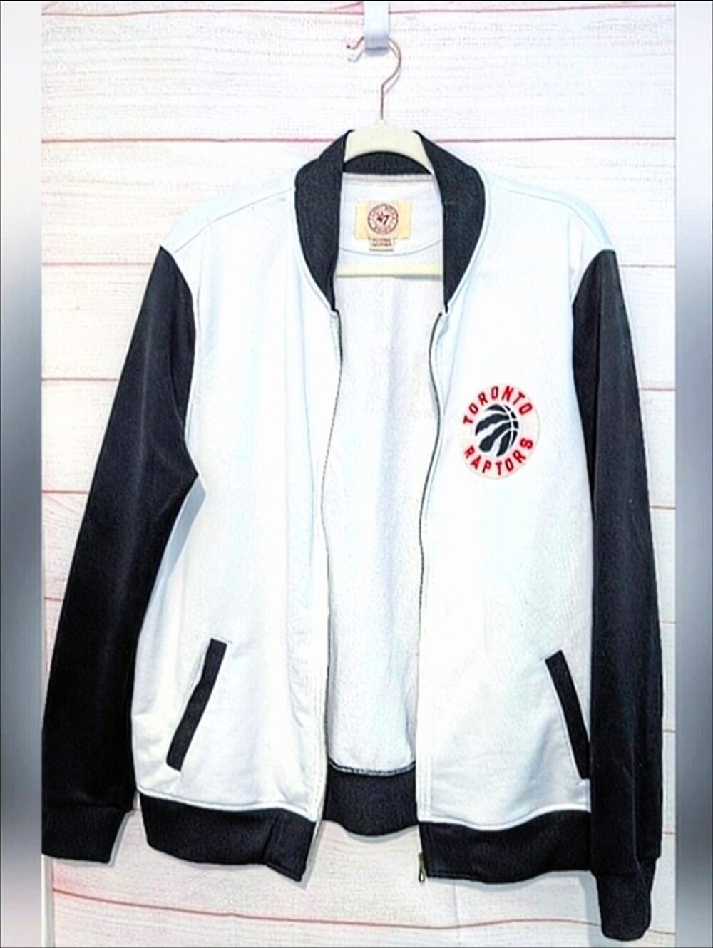 Vintage Toronto Raptors We The North Forty Seven Brand Full Zip Sweater Size XL